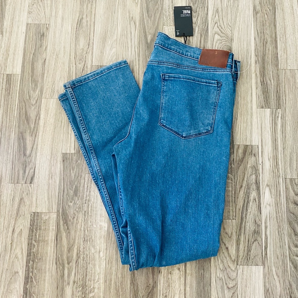 PAIGE men’s blue denim jeans size 38 new wjth tag